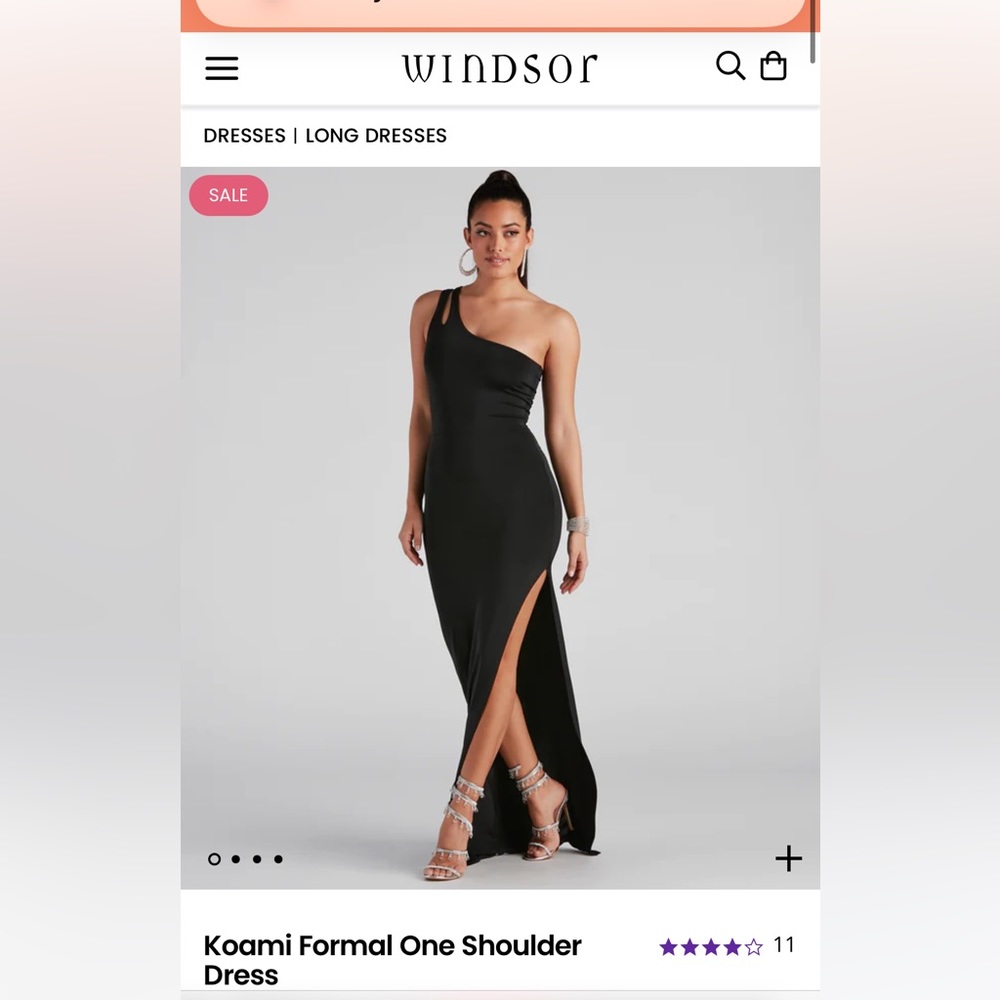From Windsor size small, one shoulder long formal dress
